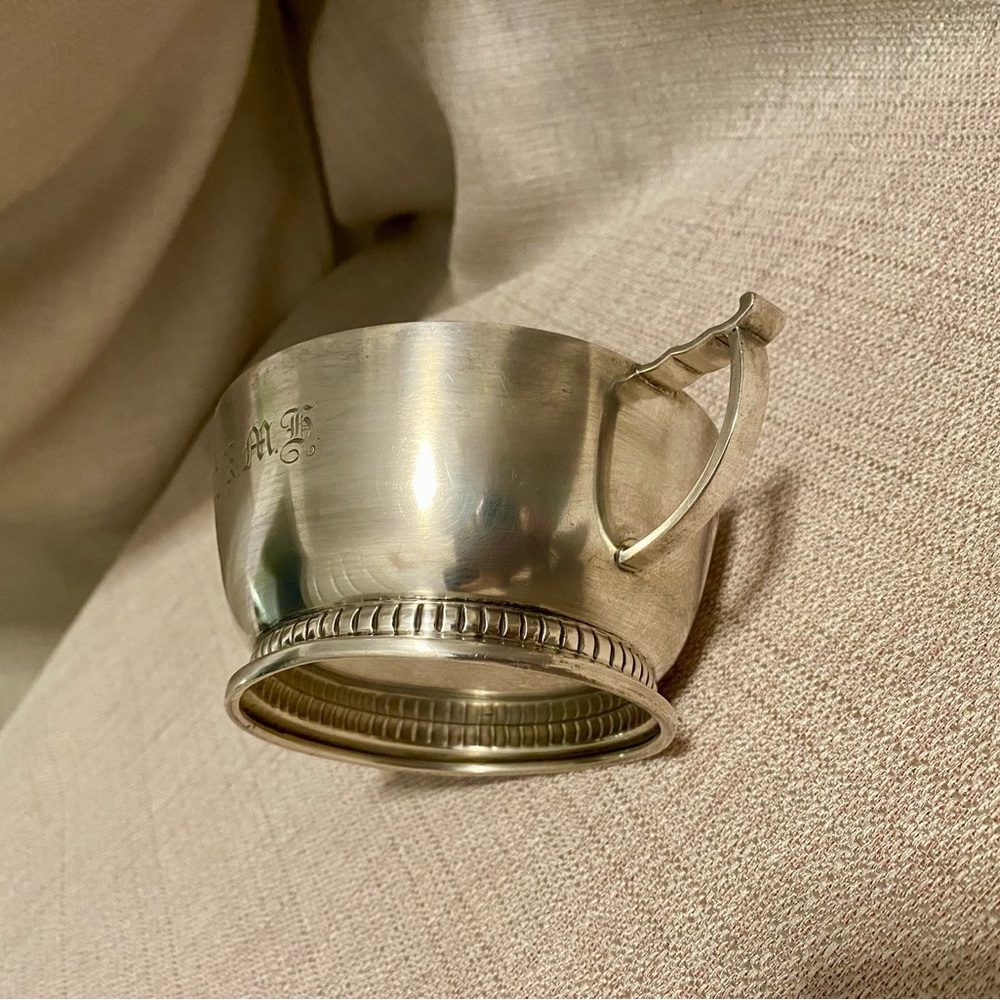 Antique Deakin&Francis Sterling Silver Sugar Bowl (Birmingham, England 1901) - Picture 6 of 11